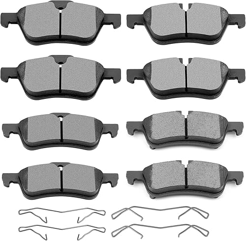 Miniatura 9 de SCITOO Juego de pastillas de freno de disco delanteras y traseras de cerámica para Chrysler 200 Sebring, Dodge Avenger Caliber, Jeep Compass