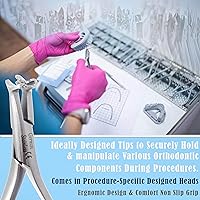 Vista 2 de Alicates de flexión de alambre de formación dental de ortodoncia inoxidable alemán prémium (alicates de cabeza de martillo)