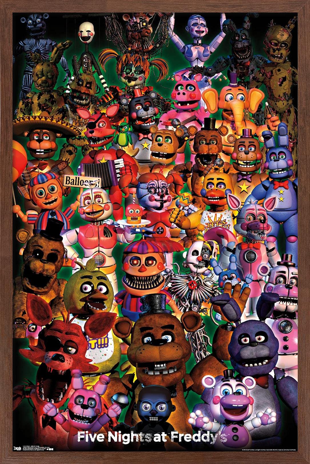 QPKNZNBAR Five Poster Nights At Terror Reasoning Produktbild-Vorschau 4