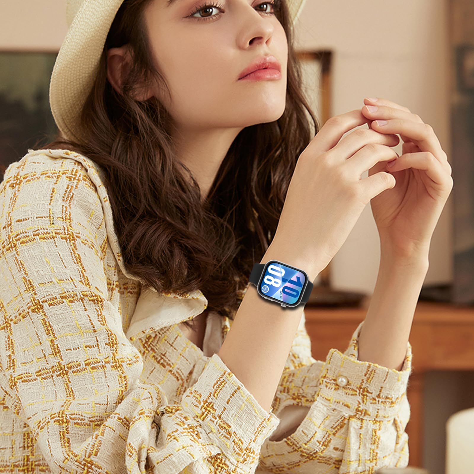 Cinturino Compatibile per Huawei Watch Fit 5/5 Pro / 4/4 Pro / 3 Cinturini Ricambio Donna Uomo Sport Bracciale (nessun Tracker)