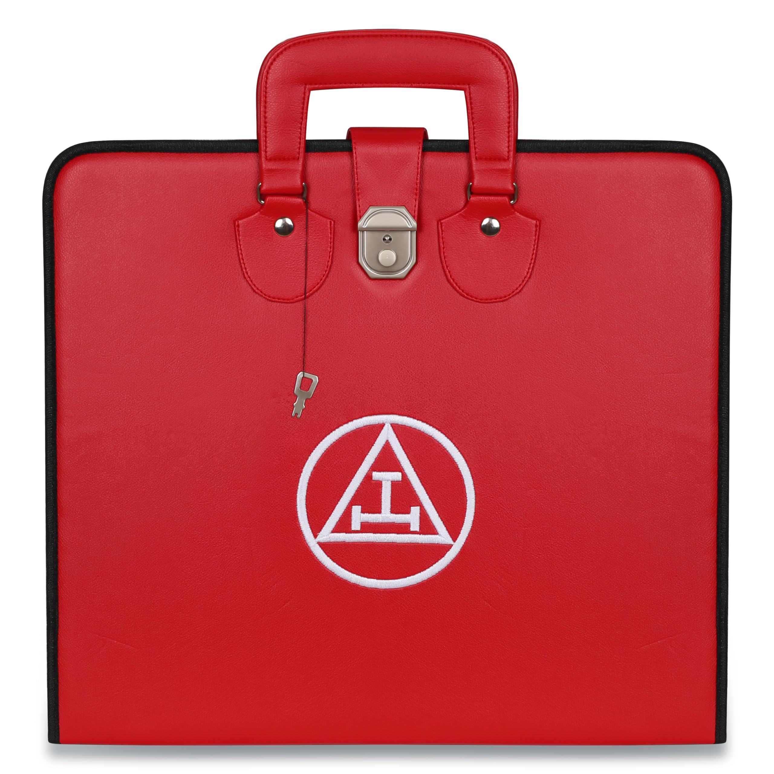 ROYAL ARCH CHAPTER APRON CASE - RED IMITATION LEATHER MM, WM, PROVINCIAL, red, Standard, Printed-image-11