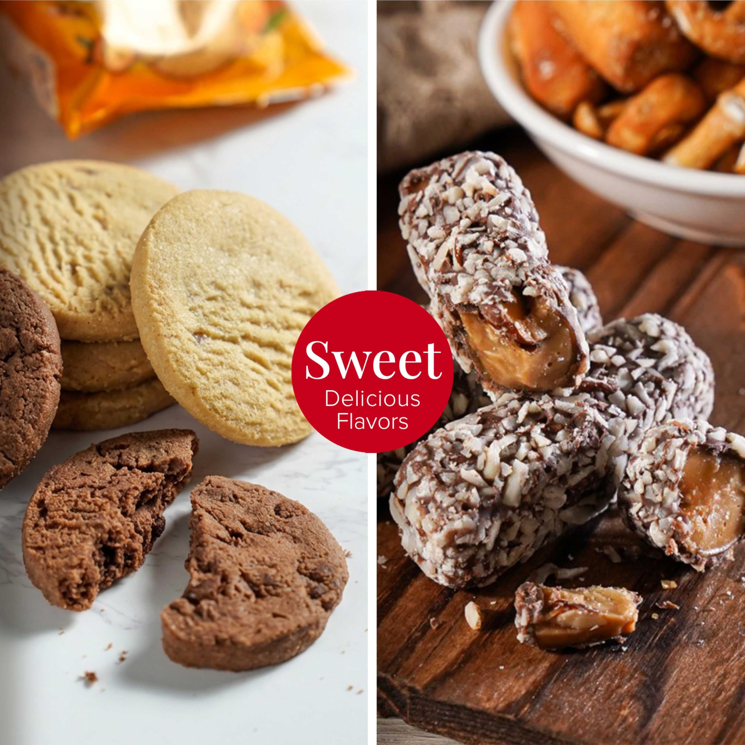 Broadway Basketeers Cestino regalo alimentare Torre Snack Regali per donne, uomini, famiglie, college, consegna per vacanze, apprezzamento, ringraziamento, aziendale, pacchetto di cura guarisci presto