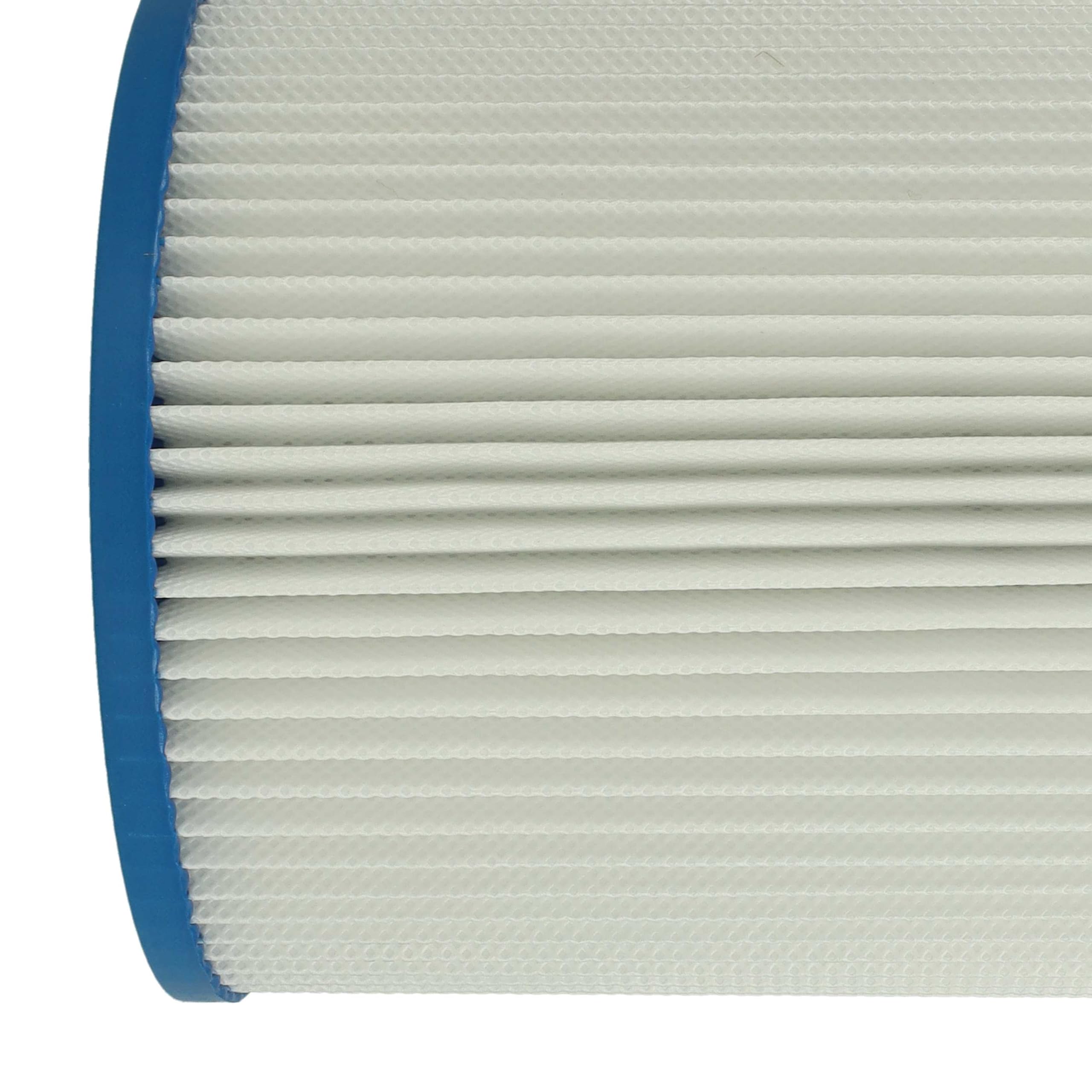 vhbw 4x Filtro plisado compatible con Fein Dustex 40, 25 aspiradora - blanco lavable