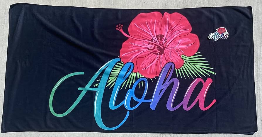 Amazon.com: Aloha Designs Aloha Beach Towels - with Aloha