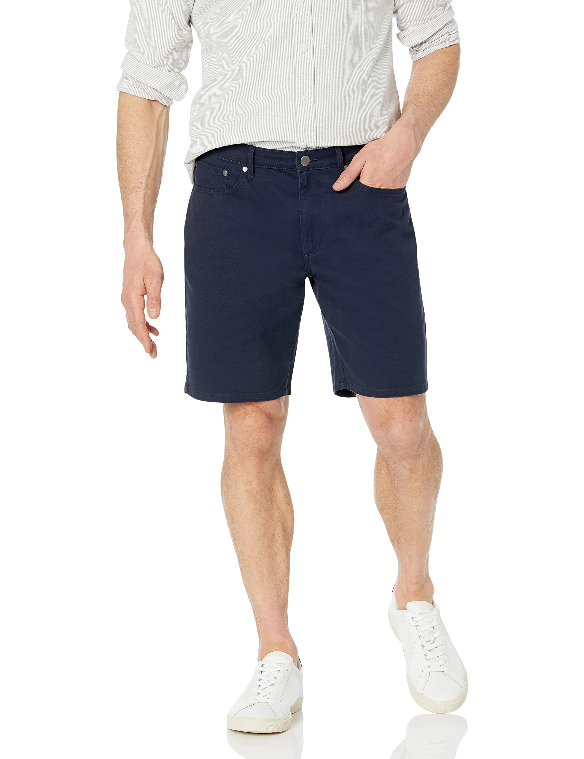 Amazon Essentials Men's Straight Fit 9“ (23cm) Stretch 5-Pocket Jean Shorts — view 9