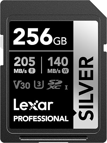 Miniatura 7 de Lexar Tarjeta de memoria profesional SDXC Silver PRO de 512 GB, UHS-II, C10, U3, V60, video Full HD y 4K, lectura de hasta 280 MBs, para fotógrafo