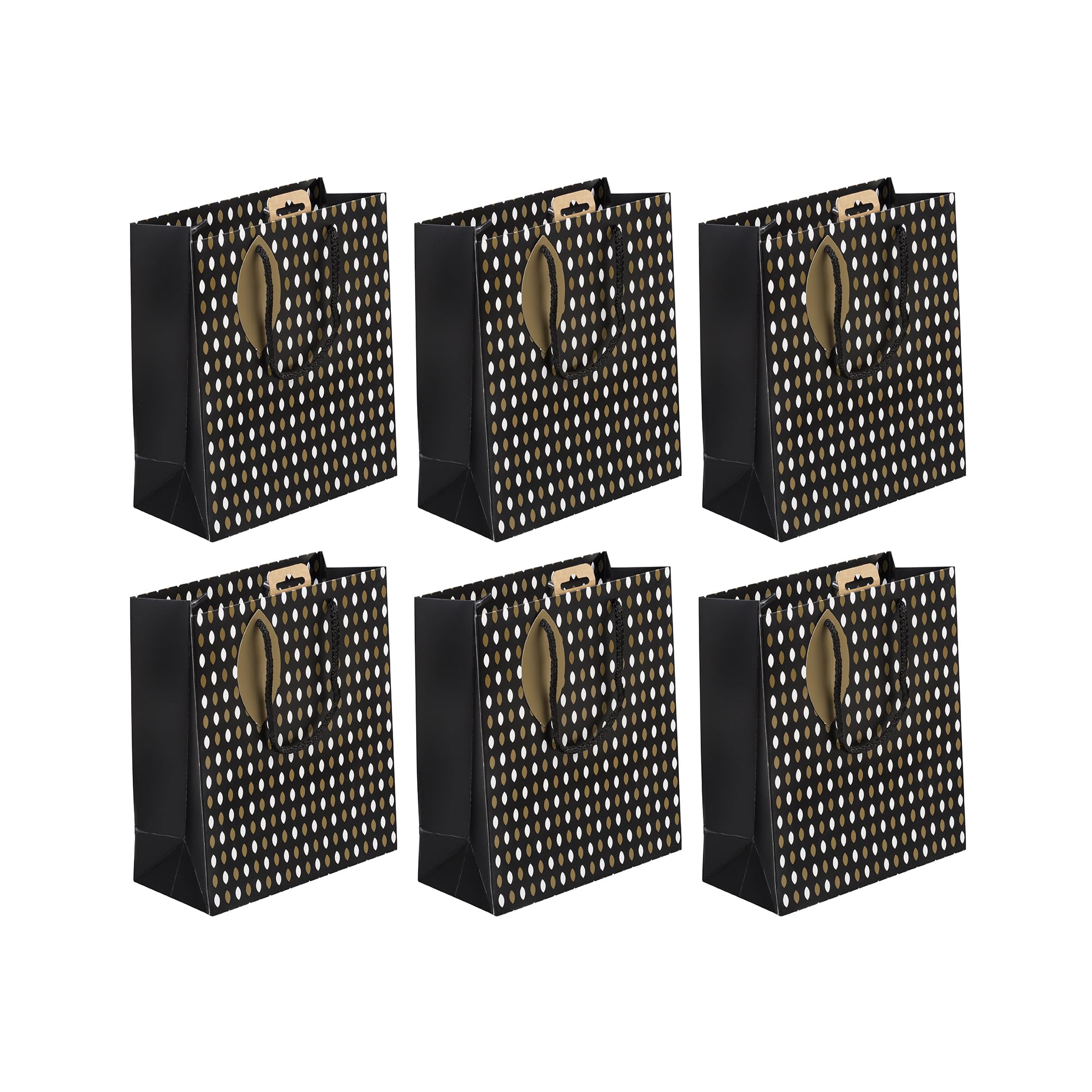 Clairefontaine 32490-3Cpack - A Set of 6 Excellia Gift Bags- Medium size - 21,5x10,2x25,3cm - 210g - Design : Elegant- Gift wrapping, Ideal for Books, Games