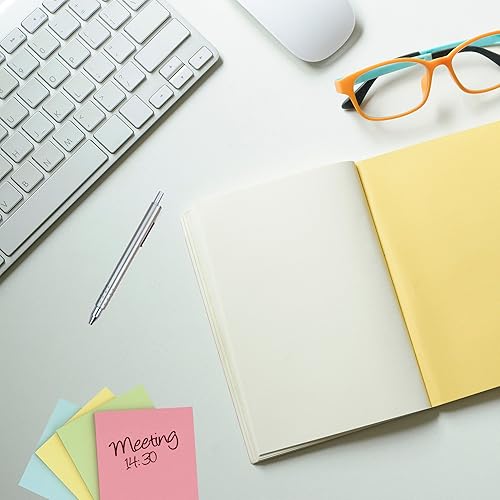 Miniatura 8 de Notas adhesivas de 3 x 3 pulgadas – (12 blocs) 600 hojas – Nota adhesiva amarilla. Notas autoadhesivas. Adhesivos cuadrados fuertes adhesivos.