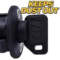 Vista 3 de HD Switch - Paquete de 2 - Interruptor de llave de encendido para John Deere Scotts Sabre GY00191 con 4 llaves y 2 mosquetones gratis