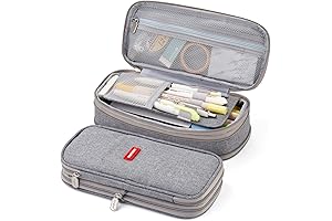 EASTHILL Spacious Pencil and Pen Box for School and Office
