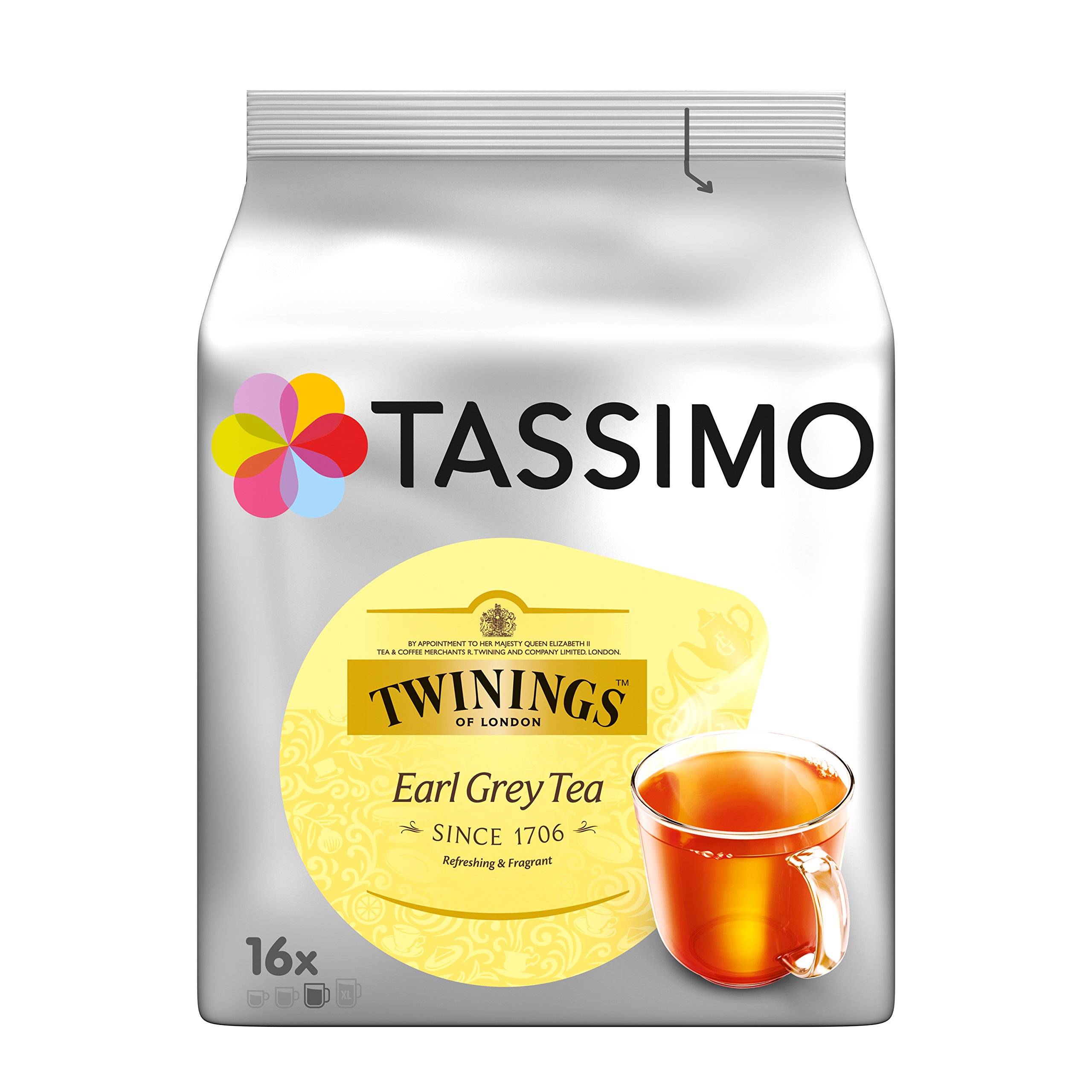 Tassimo Twinings Earl Grey Tee, 5er Pack (5 x 16 Portionen)