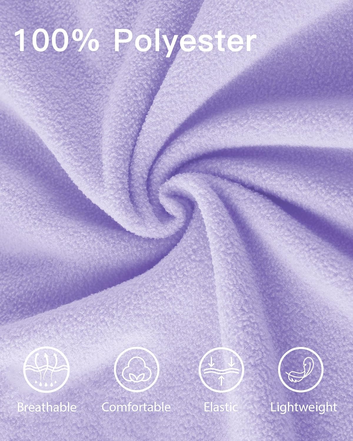 Girls Fleece Jackets Kids Zip Up Long Sleeve Fall Winter Coats Outwear with Pockets 5-14Years - Image 6