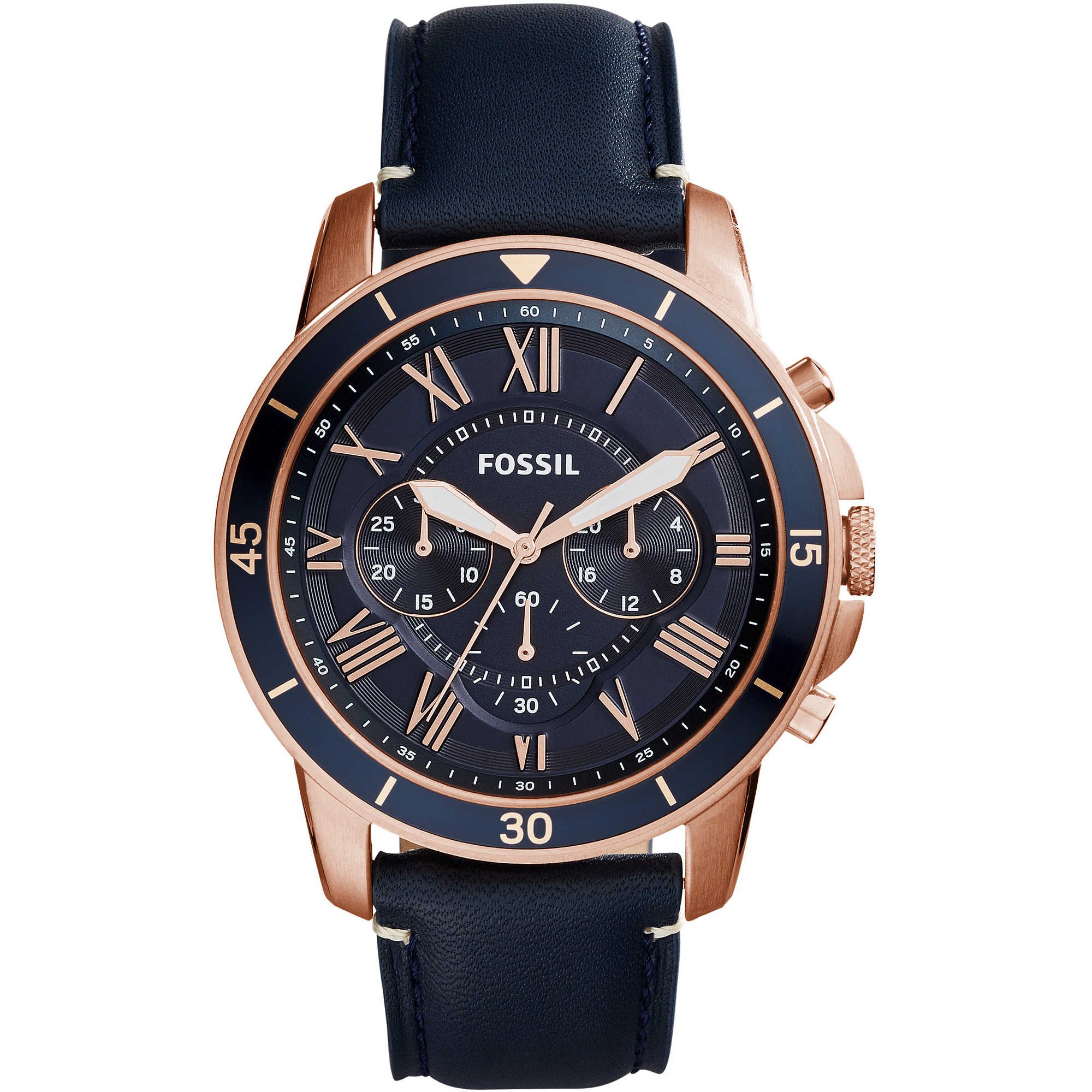 Fossil Orologio Analogico al Quarzo Uomo con Cinturino in Pelle FG1811810