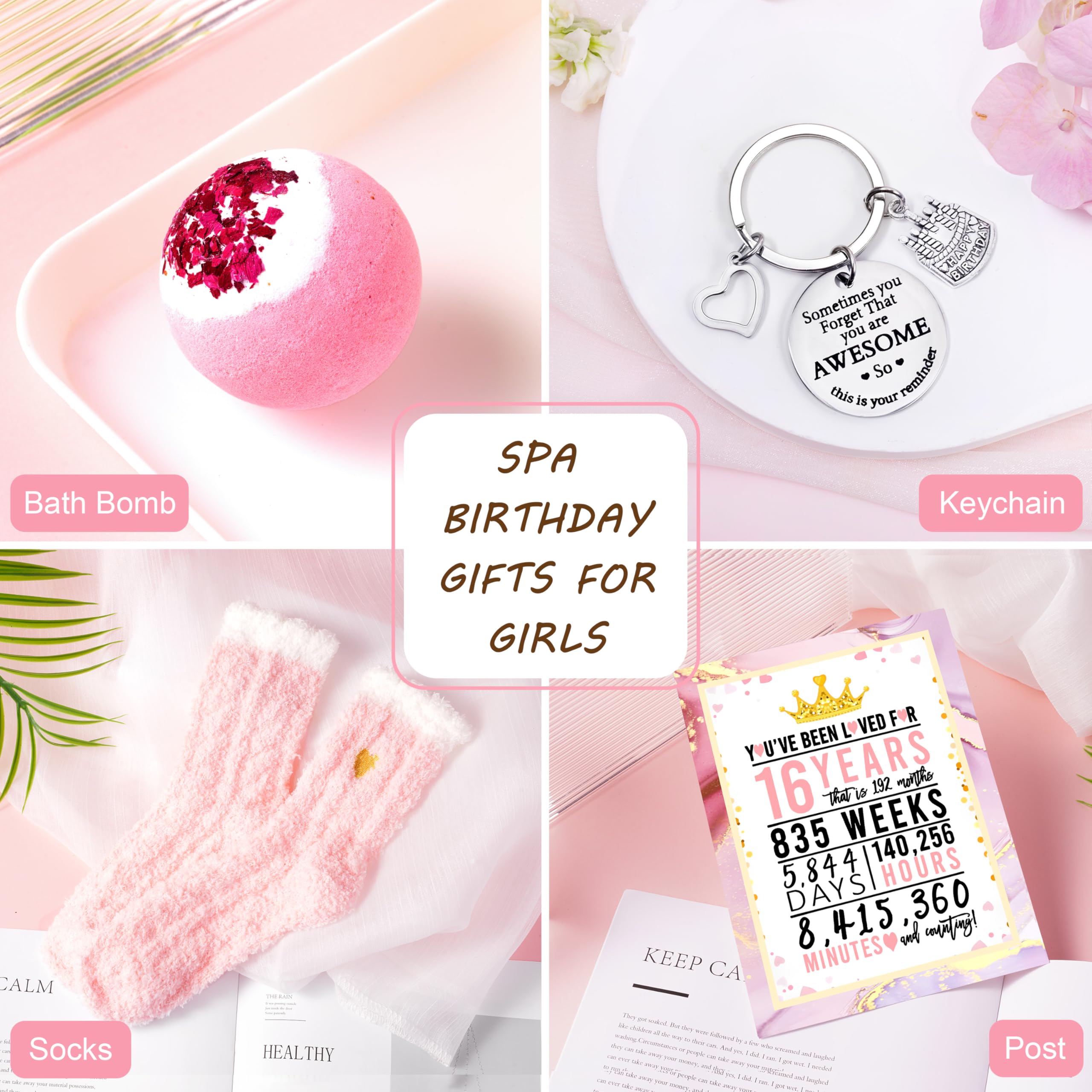 13th Birthday Decorations For Girls Birthday Gift Box For 16 Girls