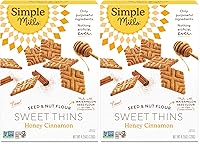 Vista 21 de Simple Mills Sweet Thins Cookies, harina de semillas y nueces, miel y canela, sin gluten, apto para paleo, aperitivos saludables, 4.25 onzas