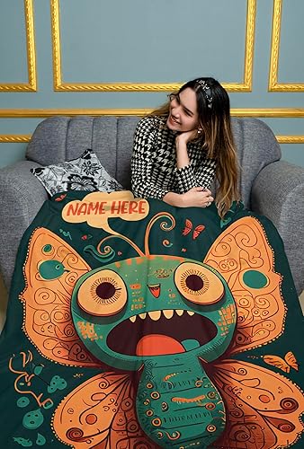 Miniatura 10 de Manta de bebé personalizada con temática de conejo para niños y niñas, regalos divertidos de conejitos para amantes de los conejitos y mujeres,