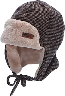 Sterntaler Boys Aviator Hat Houndstooth Hat