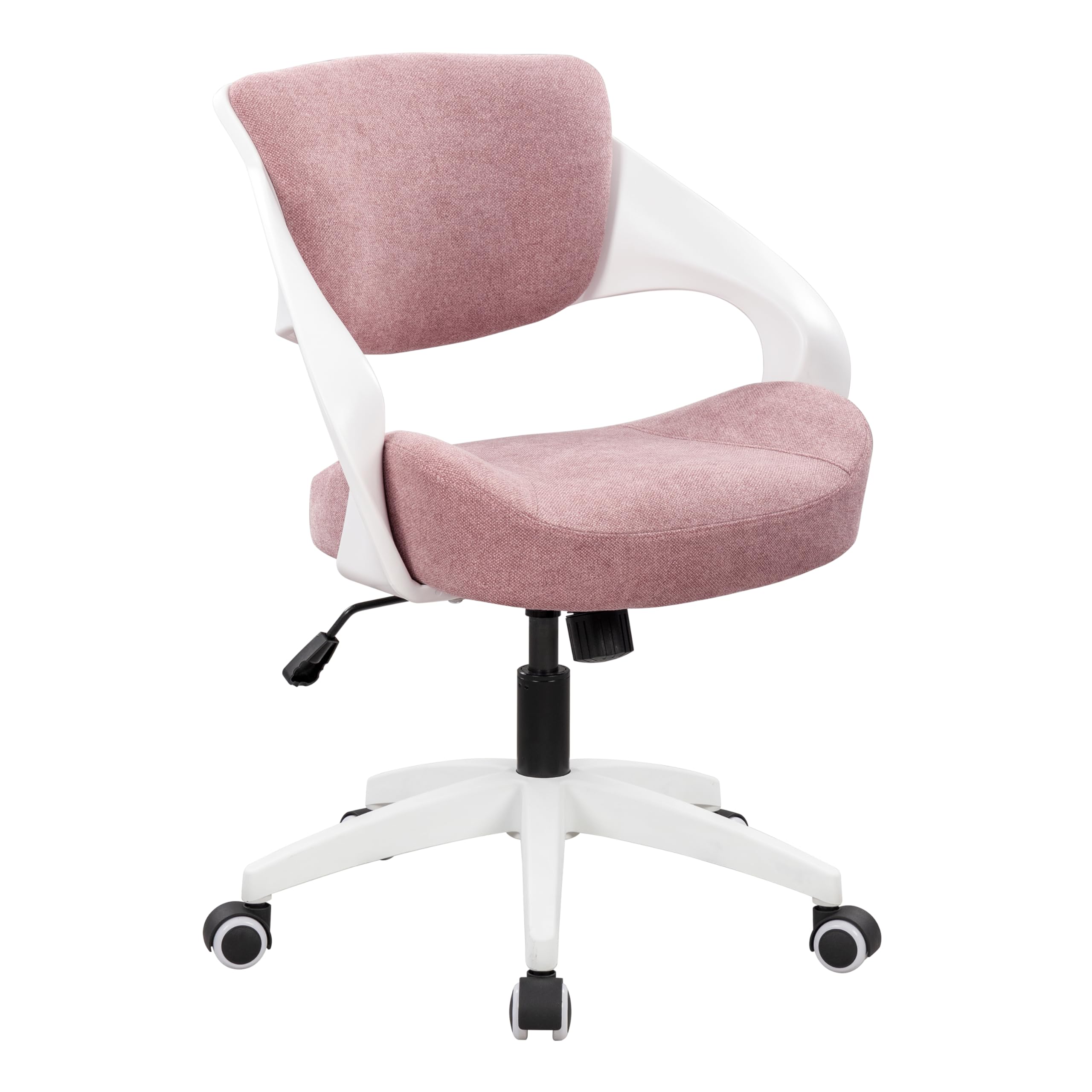 BOLISS Ergonomischer Bürostuhl mit geformter Schaumstoff-Sitzpolsterung, Schaumstoff-Rückenlehne und Verstellbarer Höhe für Zuhause und Büro