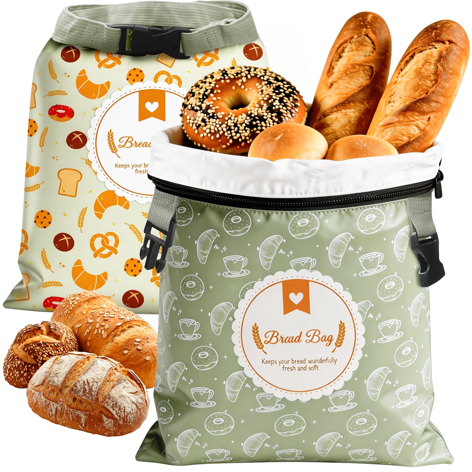 zunmial Bread Bags