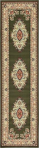 Vista 479 de Unique Loom Reza Collection- Alfombra, Polipropileno, Marrón Marrón/ marfil