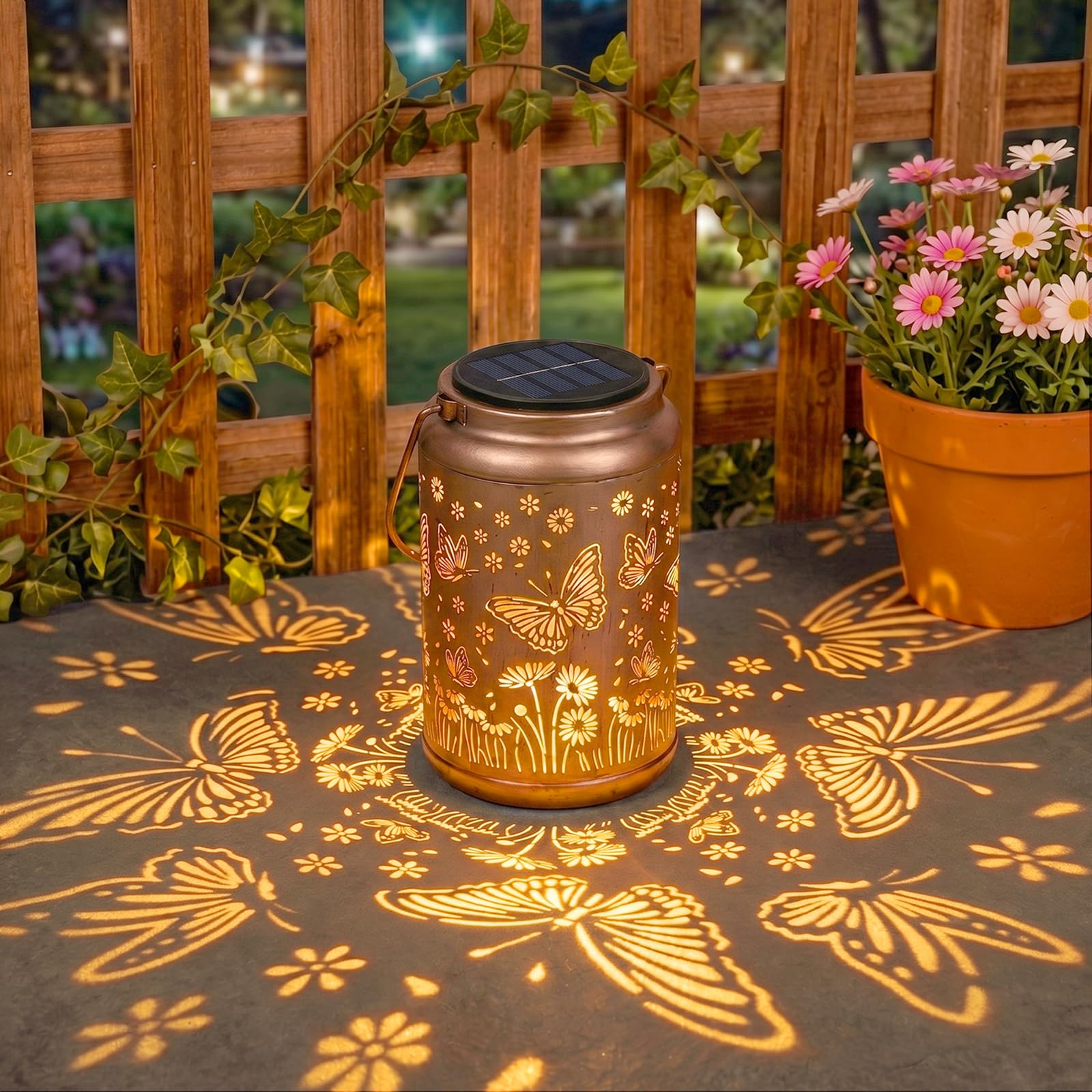 Dehobo Geschenke für Frauen Solarlampen für Außen Garten