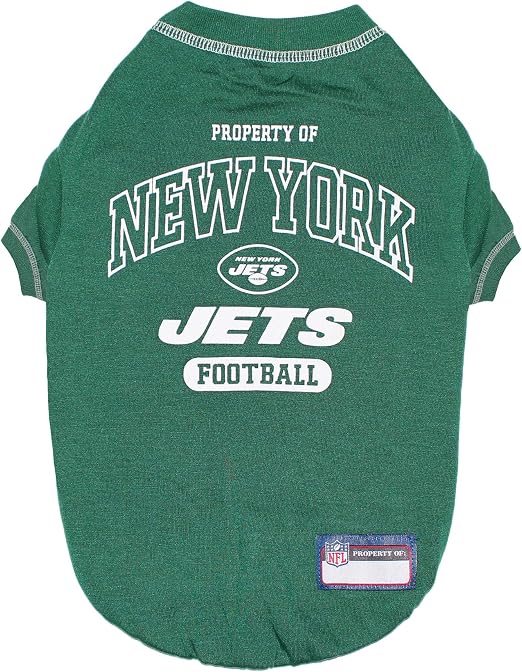 Pets First New York Jets T-Shirt, Small