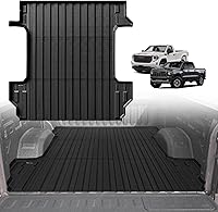 TripleAliners Truck Bed Mat for 2019-2026 Chevy Silverado/GMC Sierra 1500 5.8FT - Custom Fit Heavy Duty TPE Liner, All-Weather Protection