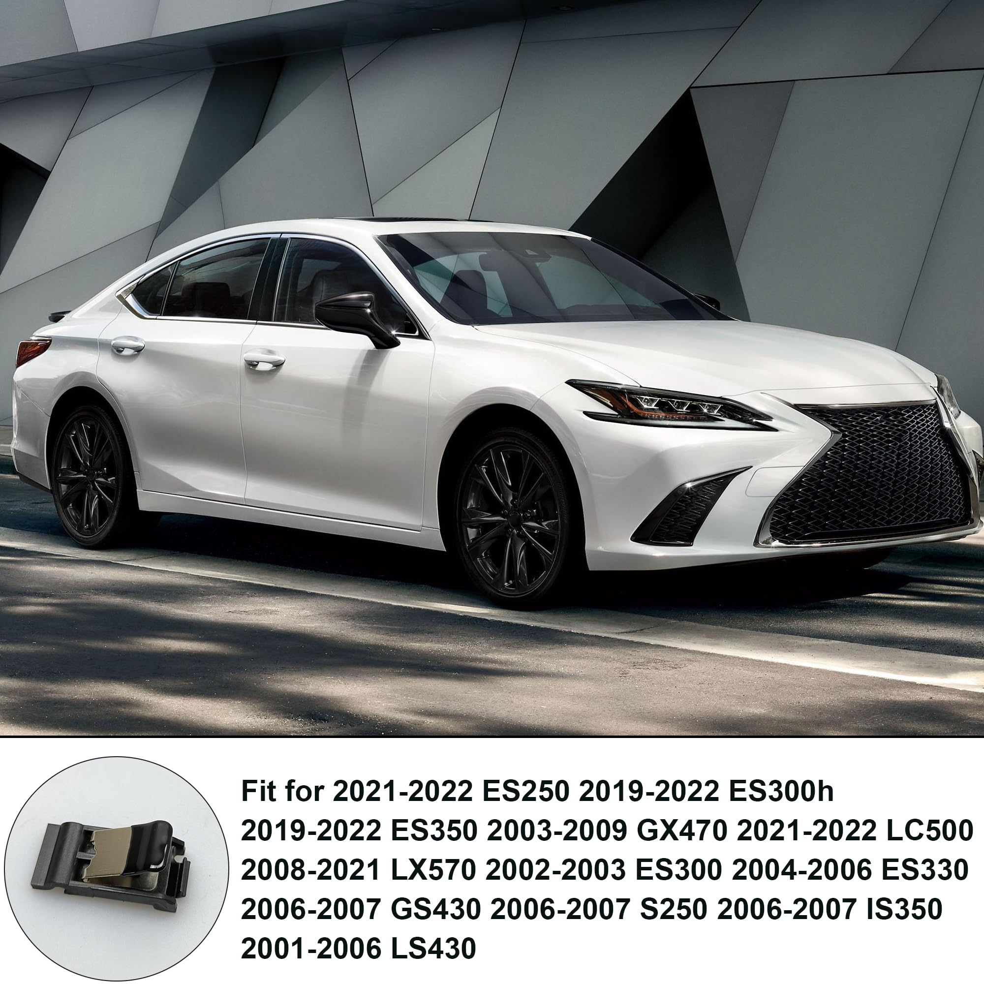 Aazon.co: 2PCS Fuel Door Spring Clip Copatible With Toyota 2019-2022 RAV4 Avalon Cary 2004 - View #3