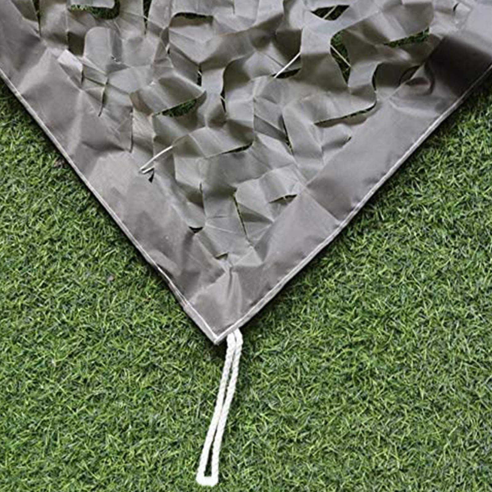 Pxzybd Reinforced Camo Netting, Gray, Military Net, Thickened Oxford Cloth Camouflage Net, Shade Net, Camping Hunting Garden Pergola Decoration Sunscreen Camouflage Netting,Grey-2x2.5m(6.6 * 8.2ft)