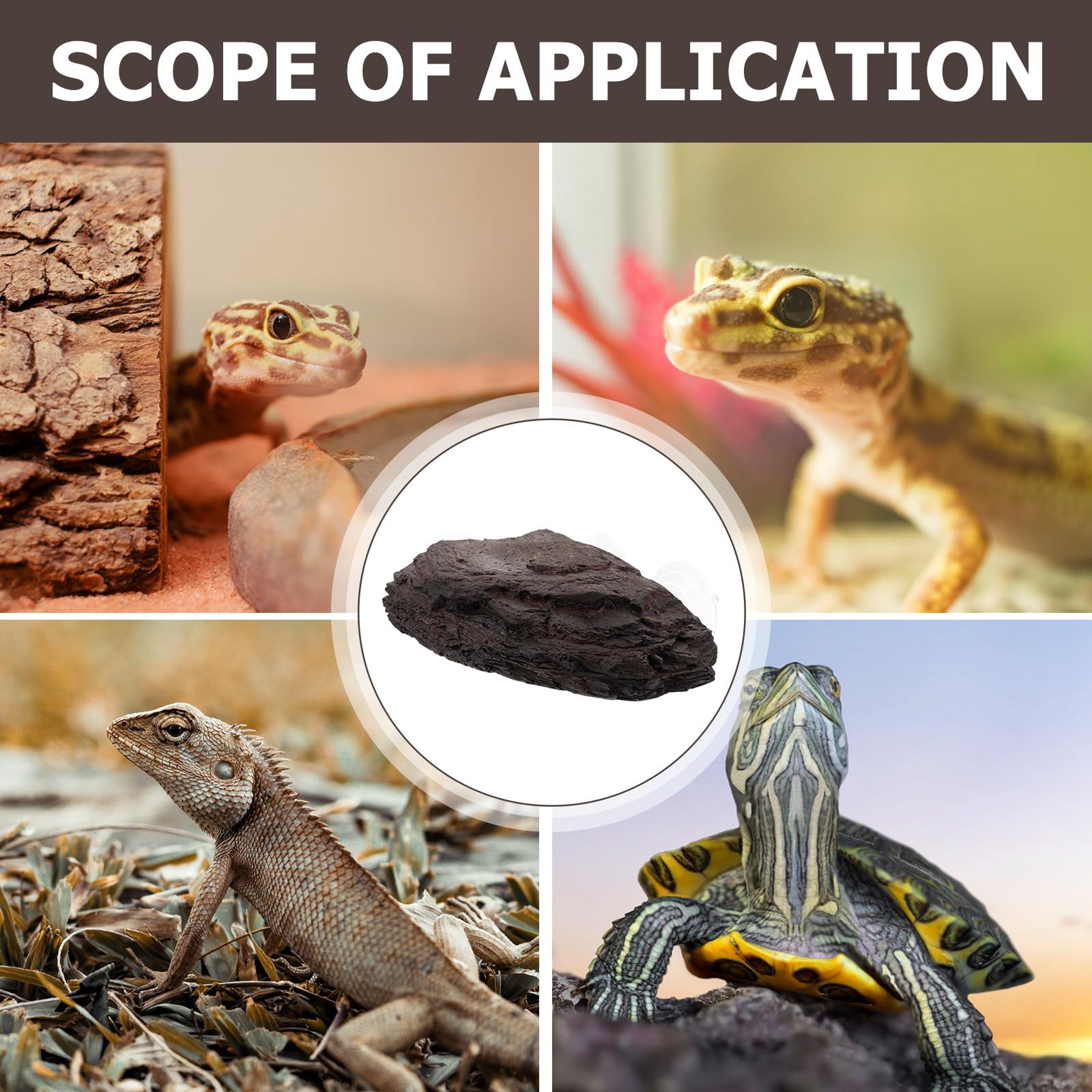 Cabilock Simulation Schildkrötenplattform aus Kunstharz mit Einfacher Kletterfunktion für Aquarium und Schildkrötenaquarien als Dekorative Sonnenbadinsel und Übungsplatz
