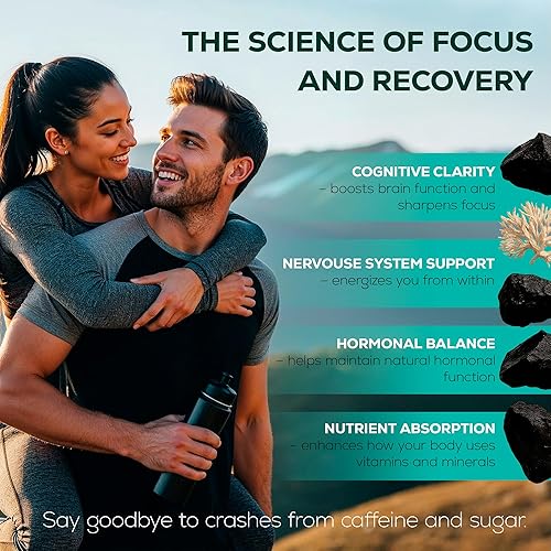 Miniatura 5 de LIVEGOOD Cápsulas de shilajit del Himalaya y musgo marino orgánico, ácido fúlvico orgánico, musgo marino y shilajit combo para apoyo de energía