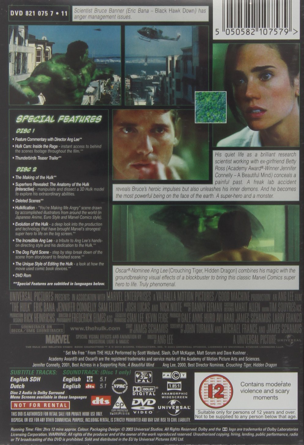 Hulk DVD