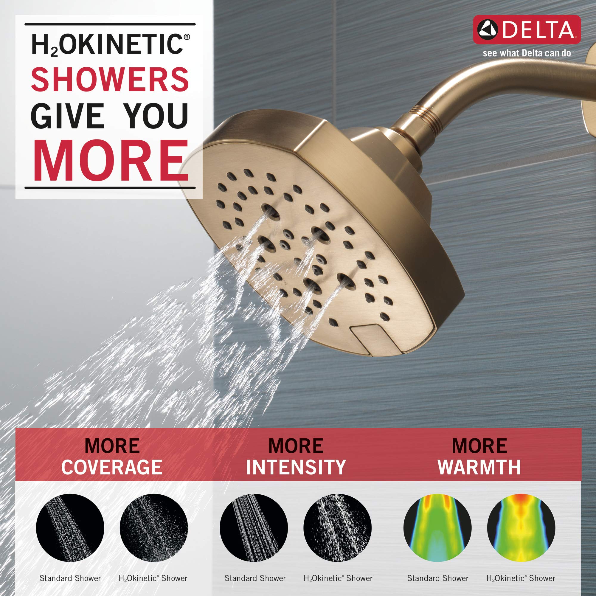 Amazon.com: 5-Setting H2Okinetic Shower Head : Everything Else