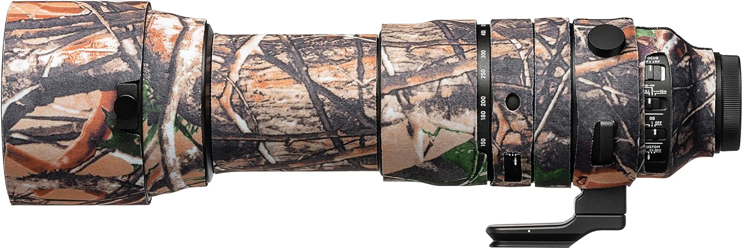 easyCover Neoprene Lens Protection Camouflage Cover Compatible with Sigma 150-600mm F5-6.3 DG DN OS Sports (Sony E) Forest Camouflage