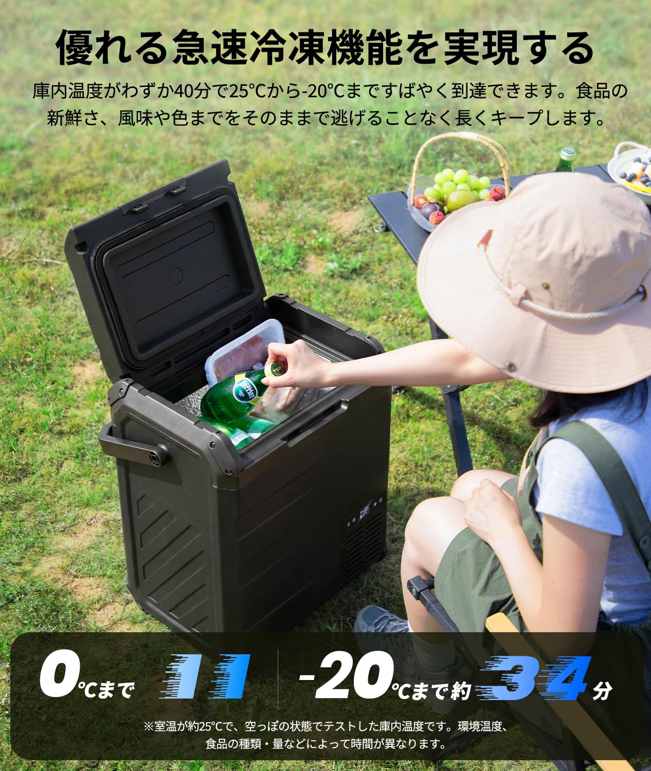 Amazon.co.jp: 【2026最新】EENOUR 車載冷蔵庫 D23 PLUS 23L アルミ製