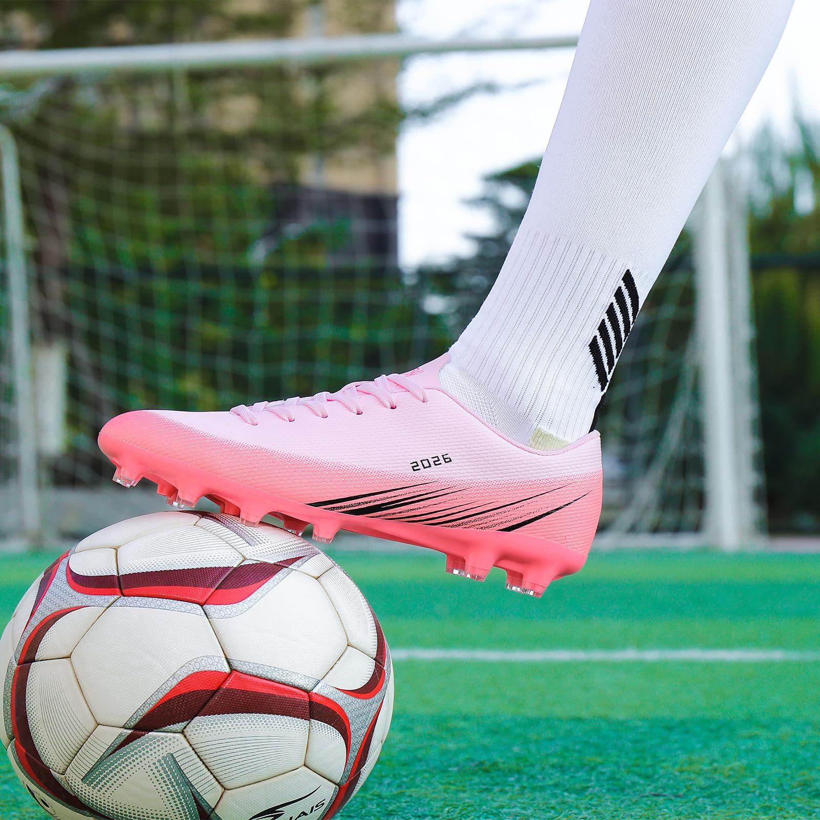 KUUK Fussballschuhe Kunstrasen Herren Hallenschuhe Fussball Turf Fußballschuhe Für Jungen Indoor AG FG TF Trainingsschuhe Outdoor