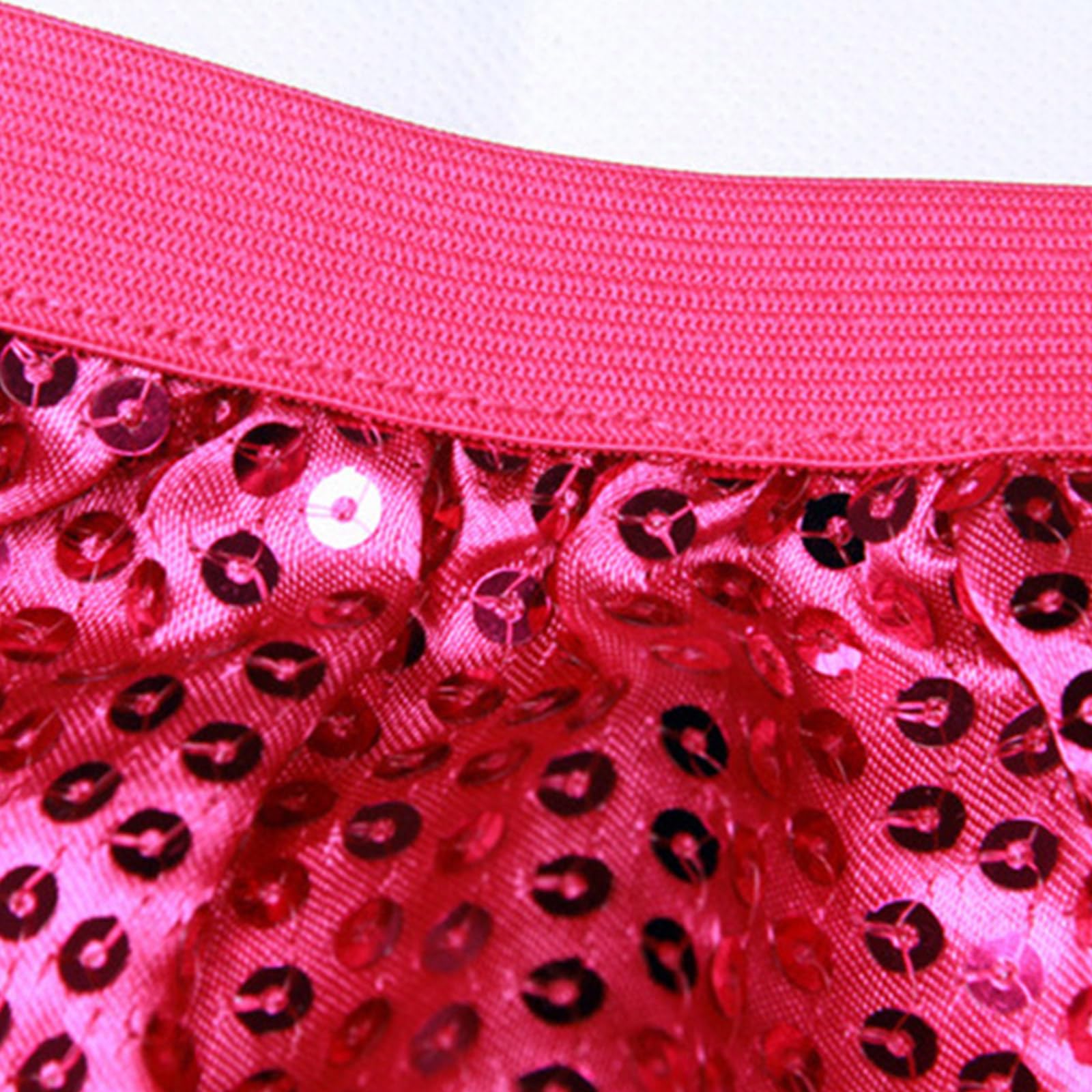 Chaussettes à Paillettes Scintillantes 80 - Pour Femmes Et Filles, Fête, Soirée, Déguisement | Taille Unique élastique