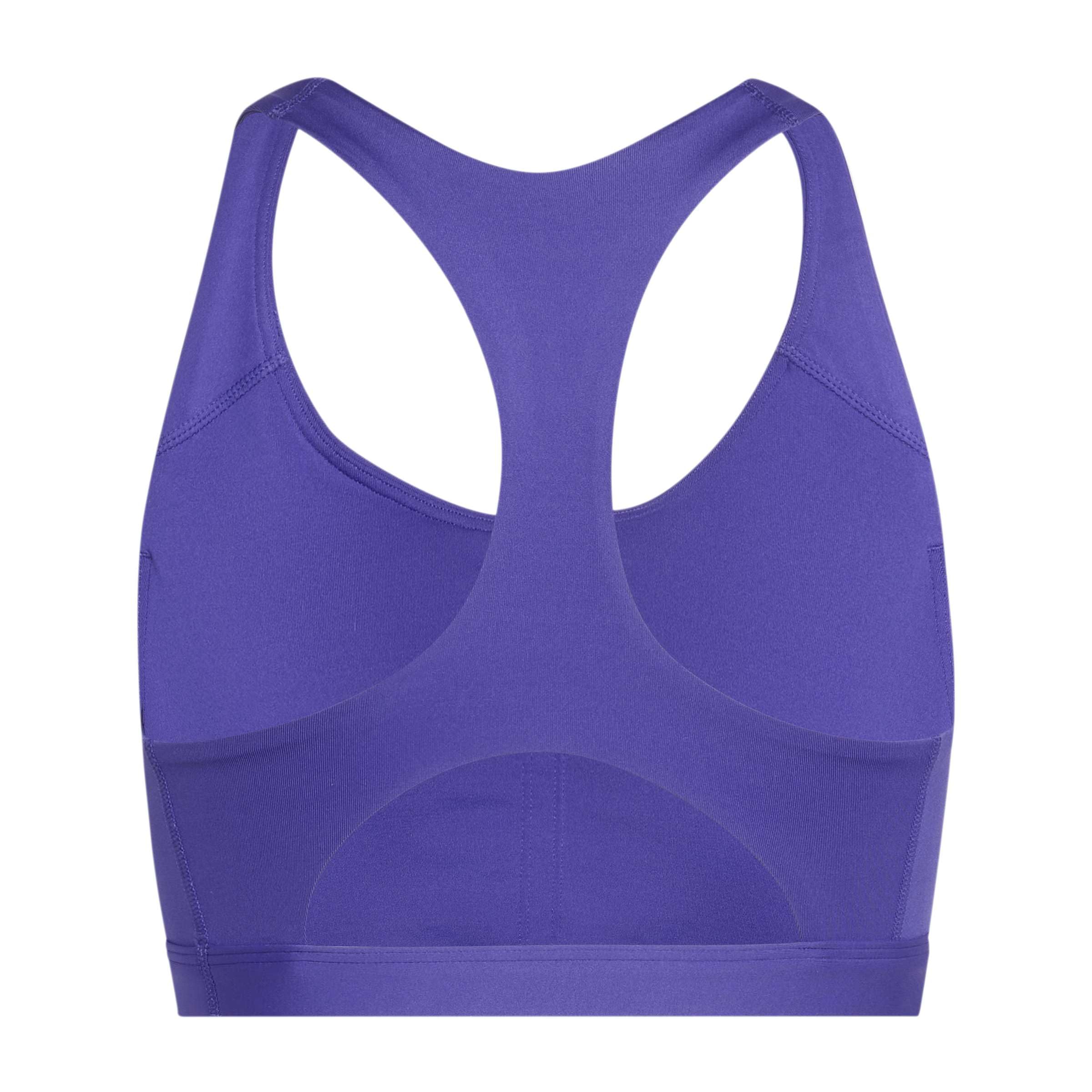 adidas Kobiety Optime Essentials Workout Medium Support Bra, Pure Purple, XS