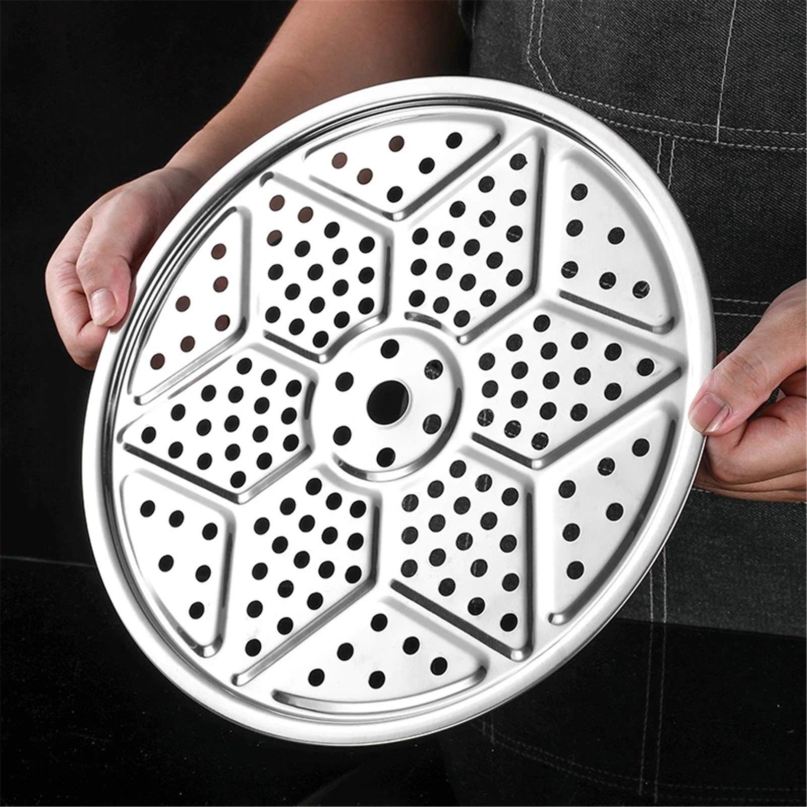 Rundes Dampfgestell aus Edelstahl – 28 cm Koch-Dampfschale für die Küche, perfekt zum Dämpfen von Vetables, Fisch und mehr – Küchenzubehör