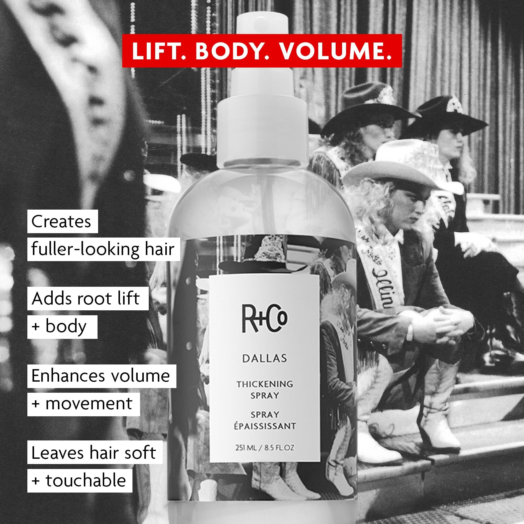 R+Co Dallas Thickening Spray 241ml