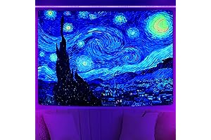 Out-of-This-World Glow in the Dark Tapestry: Unveiling the Secrets Under UV Light