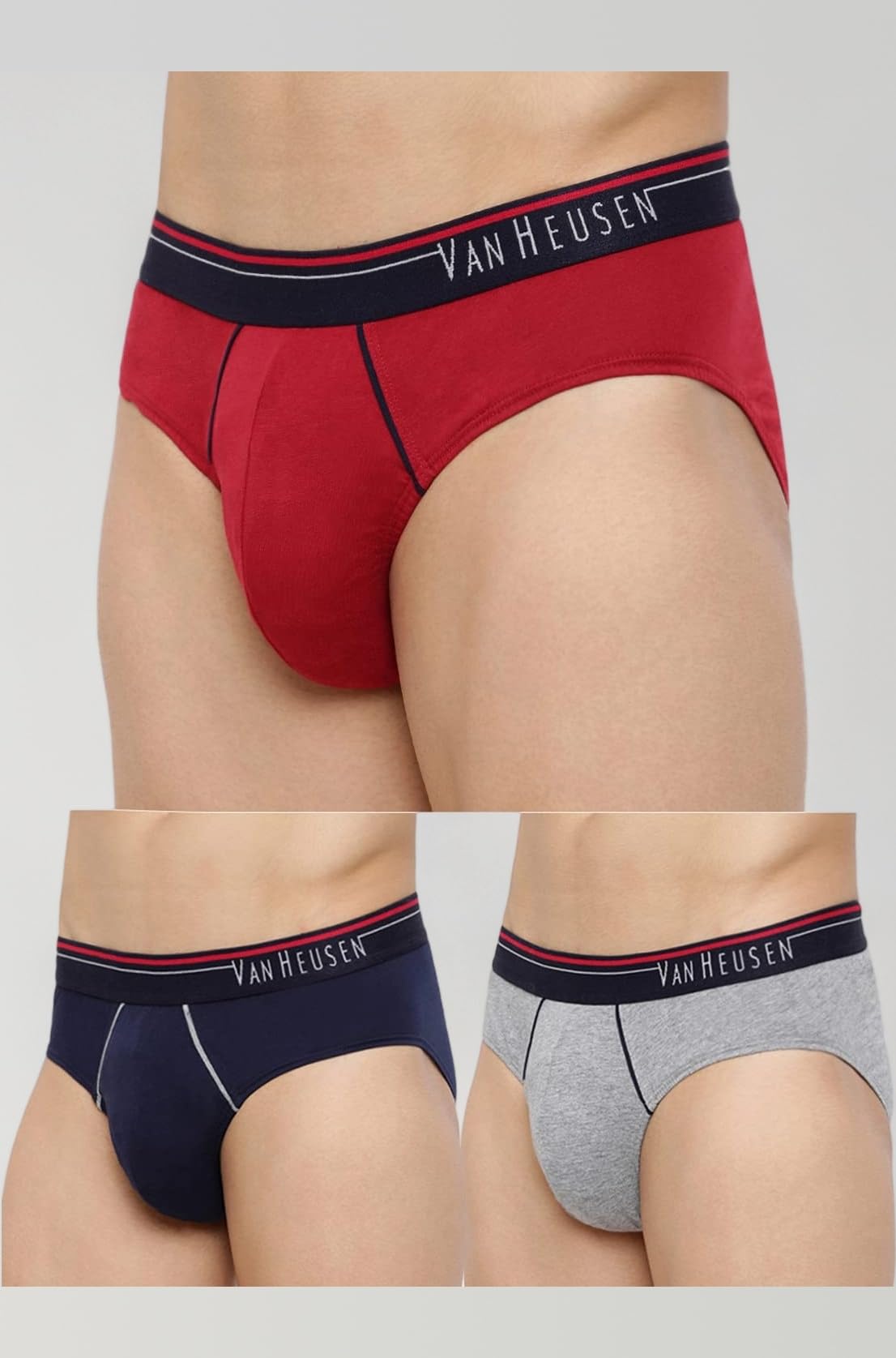 Men Briefs - 100% Combed Cotton - Pack Of 2 - Anti Bacterial, Colour Fresh, Moisture Wicking