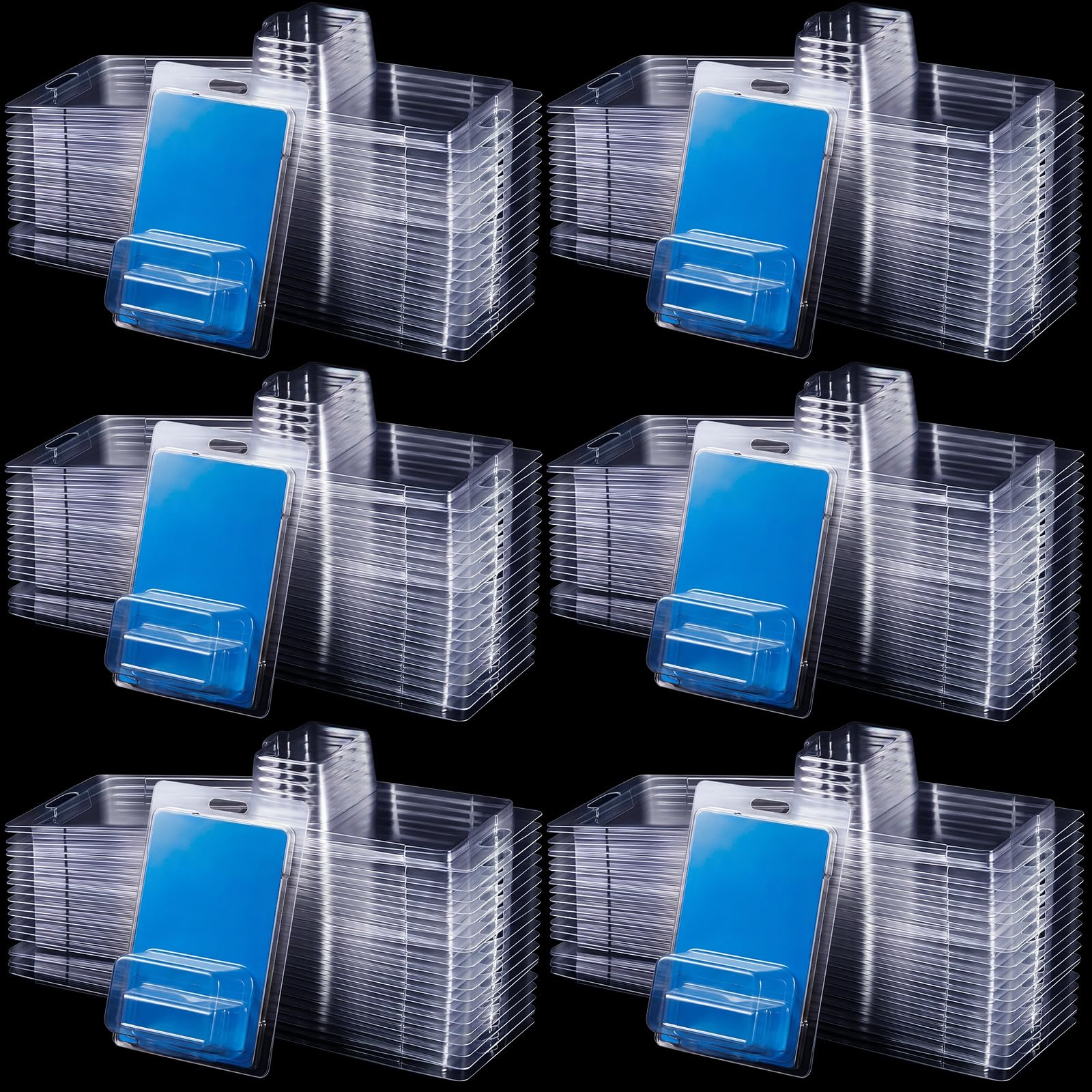 150 Pcs Protector Case Compatible with Hot Wheels Plastic Model Car Clamshell Cases Display Clear Protective Car Blister Pack Covers for Storage, 7.5 x 5 x 2 Inch