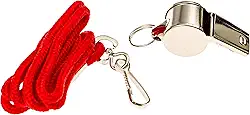 BLARIX Apito de metal Lifeguard Melhores apitos para árbitro técnico (metal e vermelho)