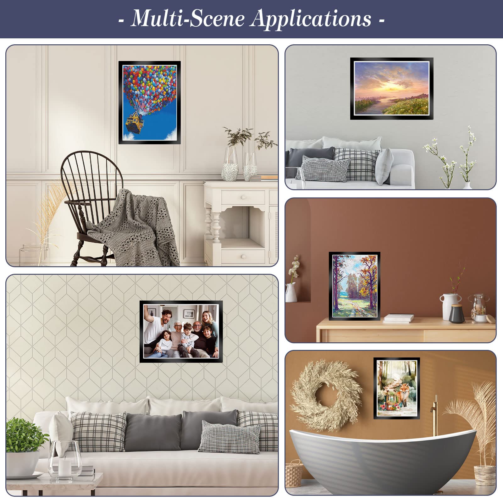 DAERLE Cadre Pour Peinture En Diamant, Cadre Pour Diamond Painting