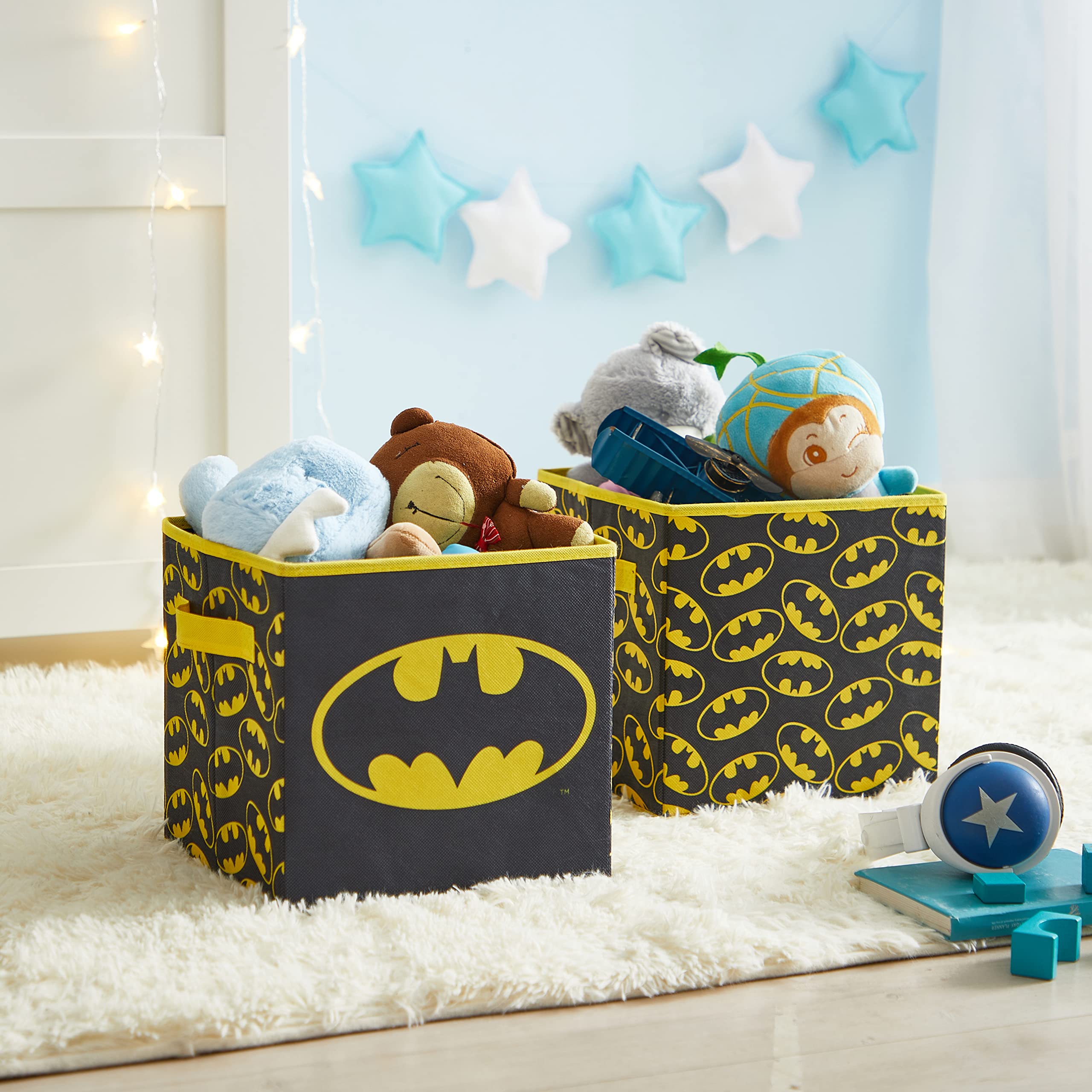 Idea Nuova Batman 2-pak składanych kostek czarny
