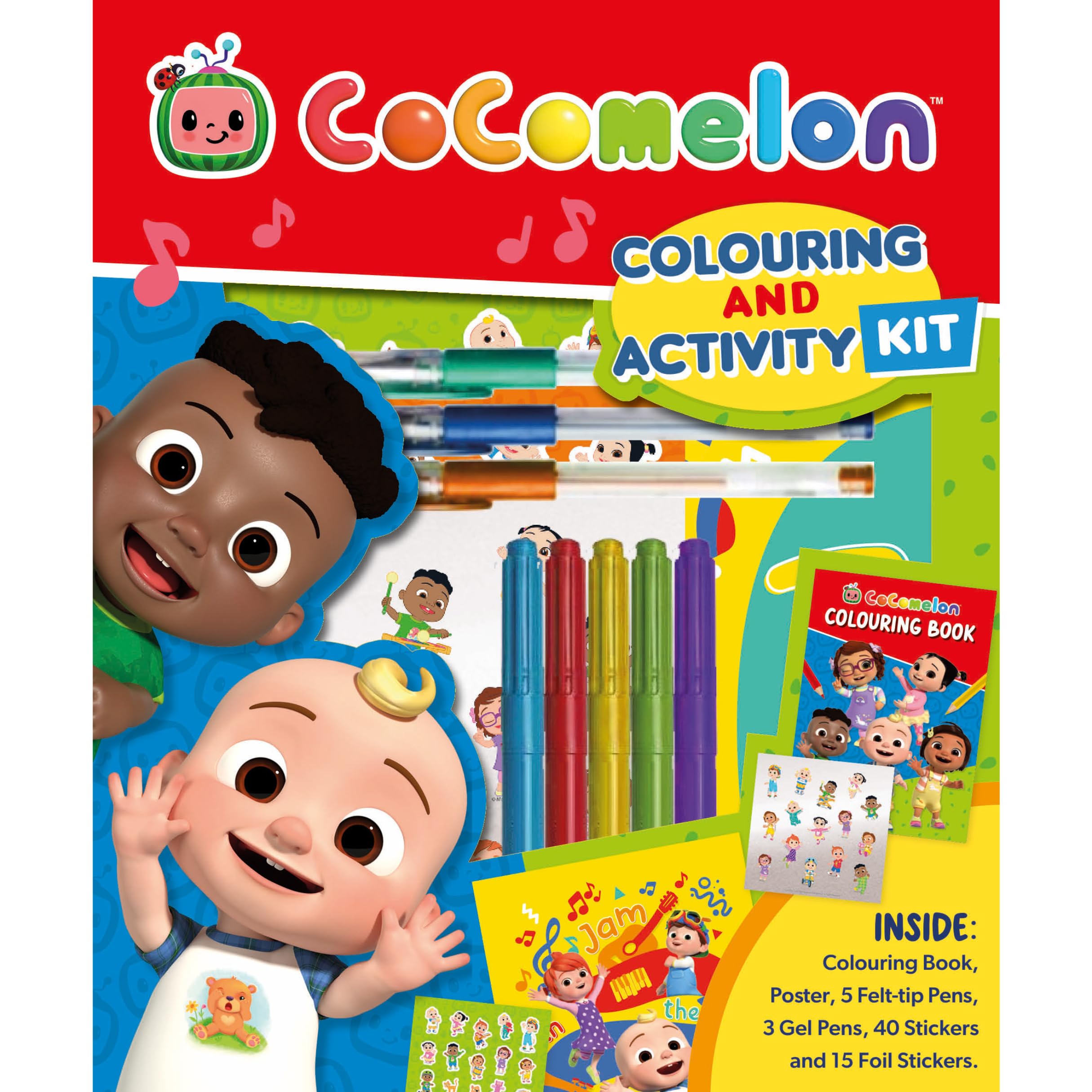 ALLIGATOR - Cocomelon Colouring & Activity Kit, Cocomelon Activity Pack, Kids Activity Packs, Cocomelon Colouring Book, Cocomelon Gifts, Activity Book, Kids Activity Books
