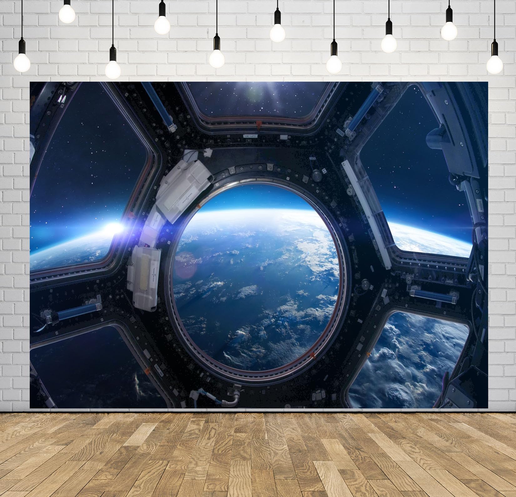 12x10FT (3.6x3m) Terra Da Stazione Spaziale Sfondo Fotografico