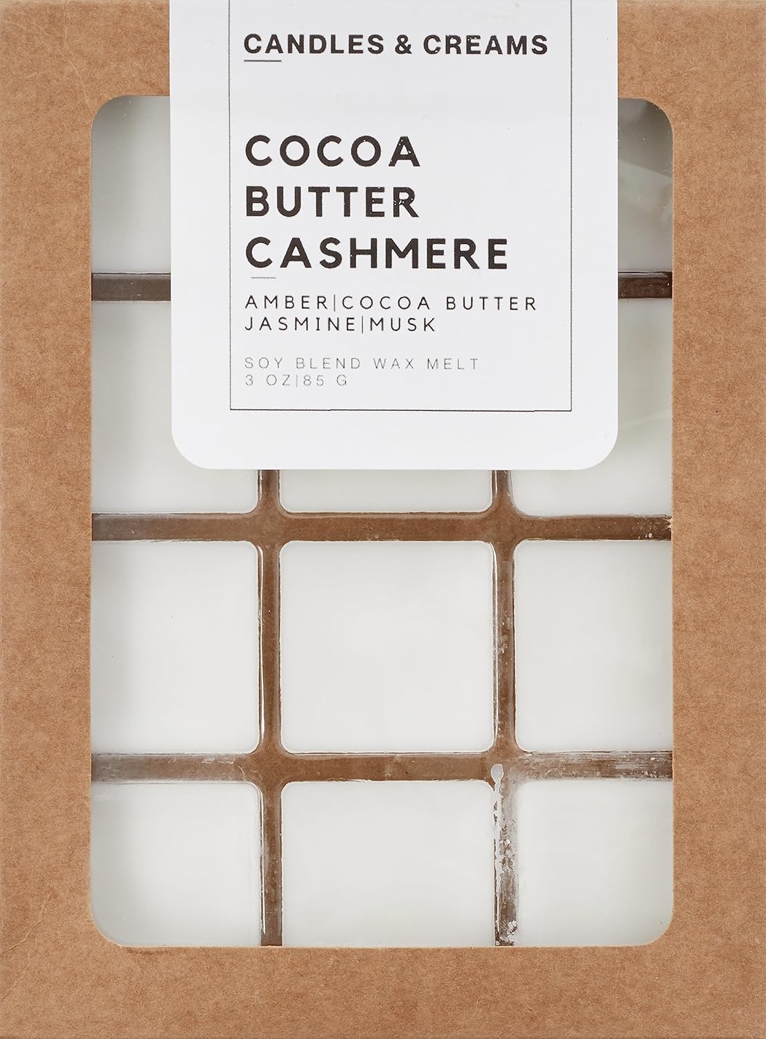 Candles and CreamsScented Wax Melts Cocoa Butter Cashmere