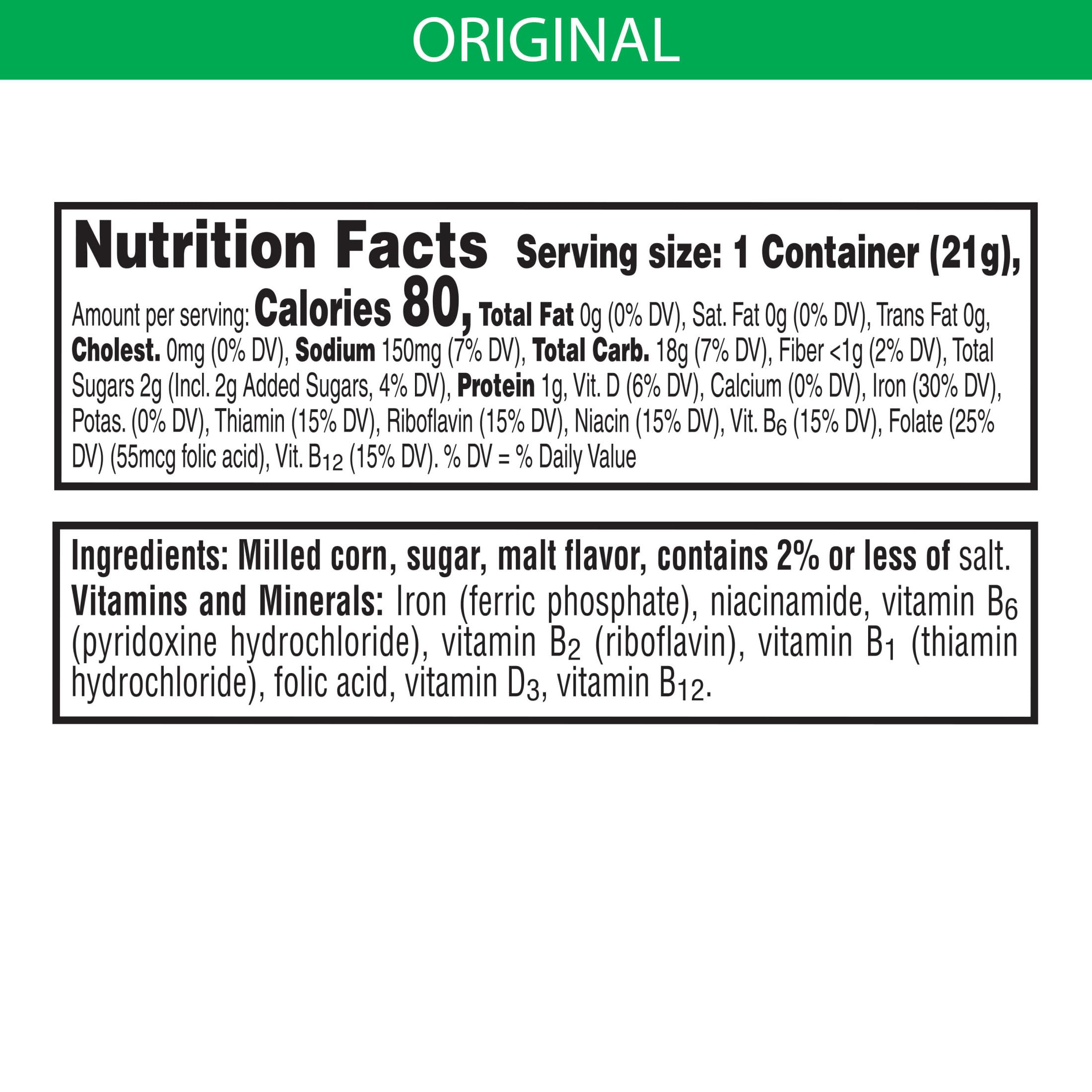 Corn Flakes Cereal, 0.75-Ounce Bowls (Pack of 96)